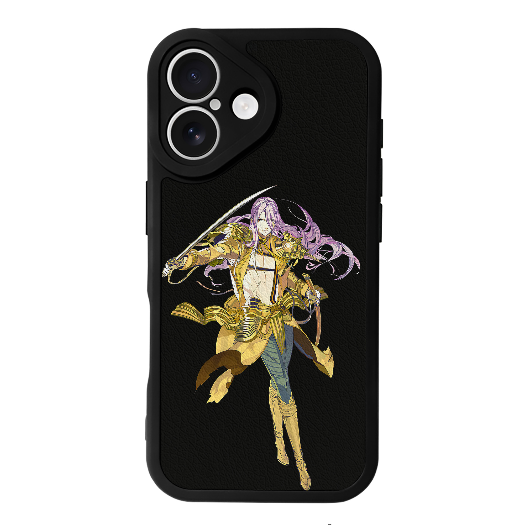 （画像用） 刀剣乱舞 Touken Ranbu 【iPhone 16シリーズ対応】シリコンスマホケース（レザー調） 材質：シリコン